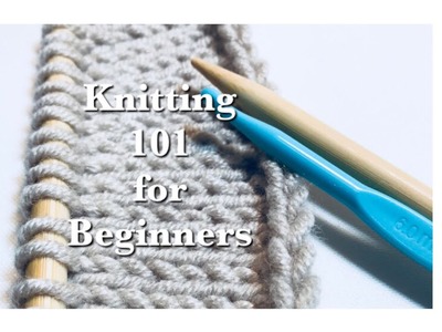 Easy knitting basics for beginners | Knitting 101: How to cast on using a crochet hook | #1