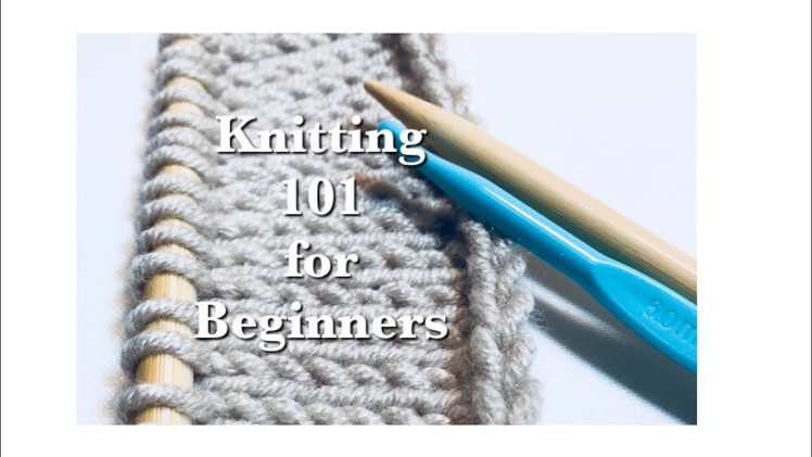 Easy knitting basics for beginners | Knitting 101: How to cast on using a crochet hook | #1