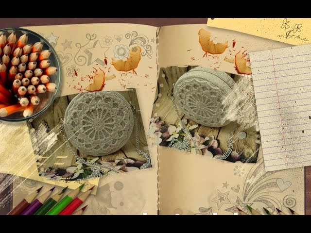How to crochet a vintage circular handbags part 3.3 - Hướng dẫn móc túi tròn phần 3.3