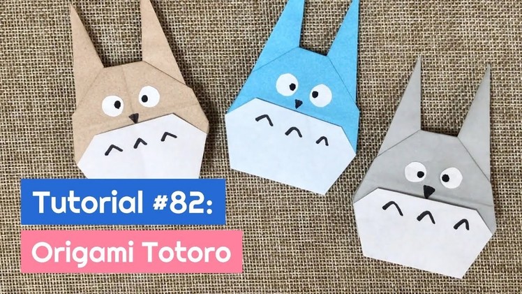 How to DIY Origami Totoro? | The Idea King Tutorial #82