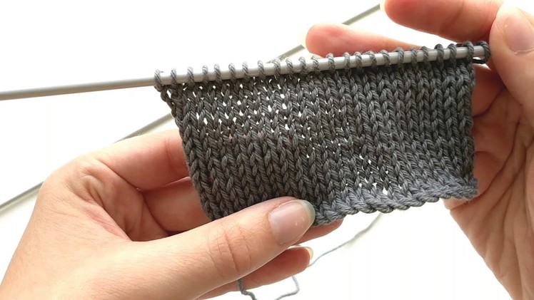 HOW TO DO STOCKING STITCH OR STOCKINETTE | A KNITTING TUTORIAL FROM KNITS PLEASE