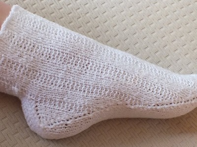 How to Loom Knit a Modular Sock