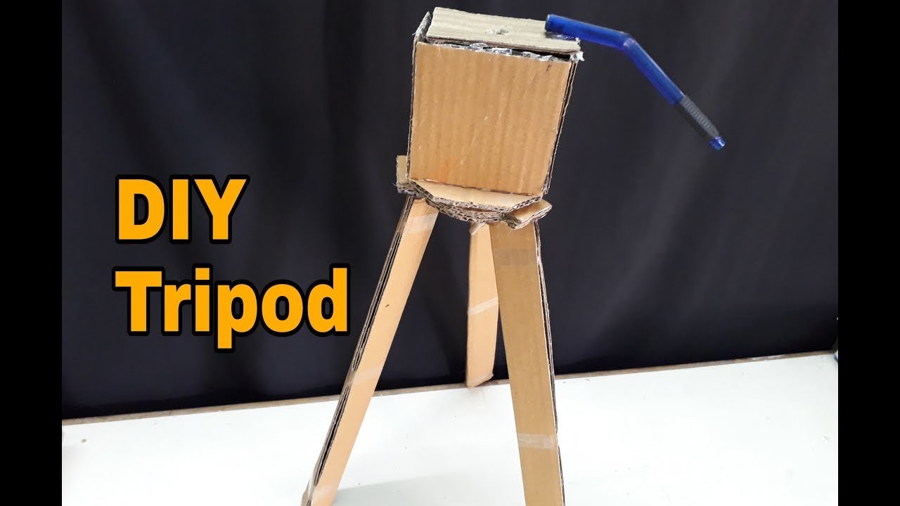 How to Make a Tripod from cardboard| DIY Tripod| CrazyF India