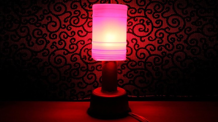 How To Make Electric Table Lamp at Home - DIY Electric Table Lamp