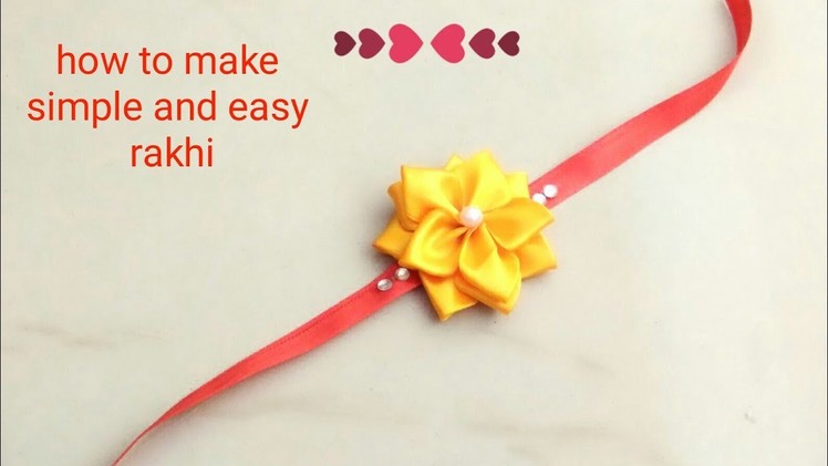 How to make Rakhi | DIY: Rakhi | how to make Rakhi at home | Rakhi for kids | DIY : Friendship band