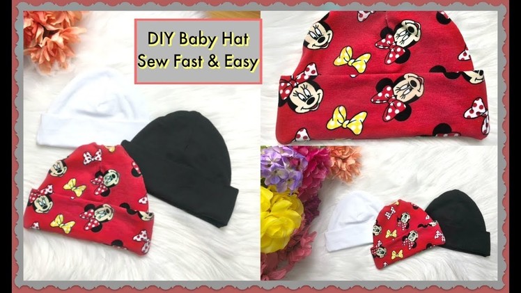 How To Sew A Baby Hat- Without Inside Seam