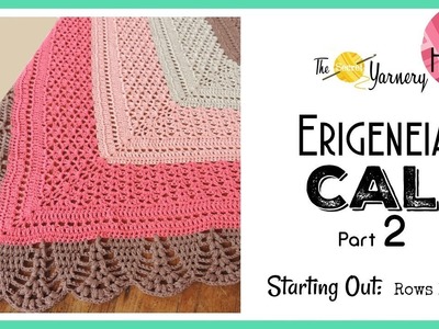 LEFT HANDED Erigeneia CAL Part TWO -  Rows 1 to 5