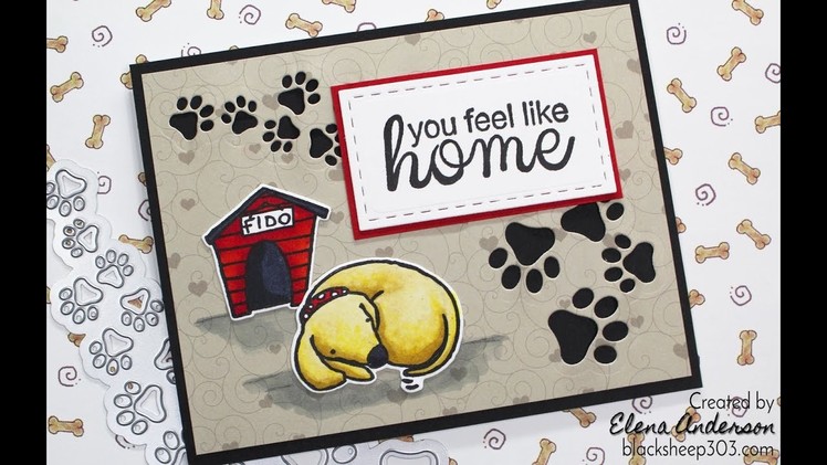 Love Card For Dog Lovers with Elizabeth Craft Designs