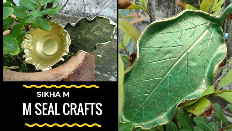 M Seal Craft Ideas | M Seal Art | Home Decoration Ideas | Diy Craft for Beginners |  Sikha M