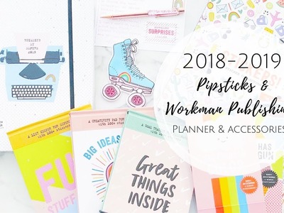 NEW! 2018-2019 Pipsticks & Workman Publishing Planner & Accessories
