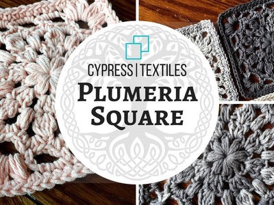 Plumeria Square - VVCAL 2018 Week 10 Crochet Motif