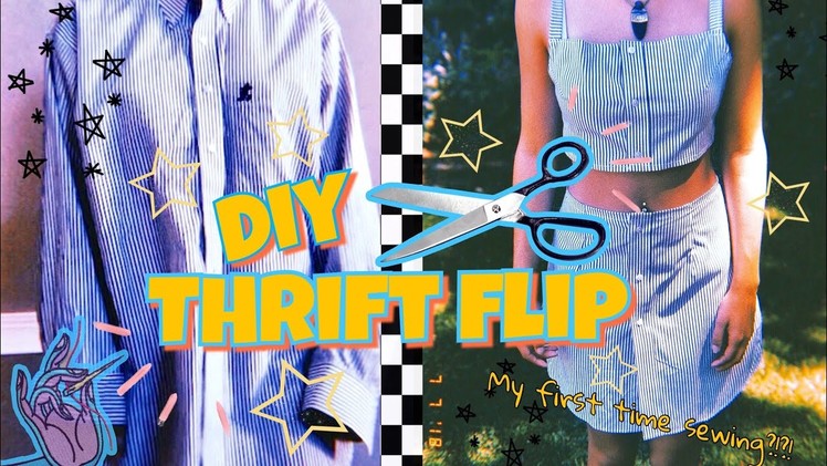 THRIFT FLIP! | Ep. 1 - DIY Two Piece Outfit ♡