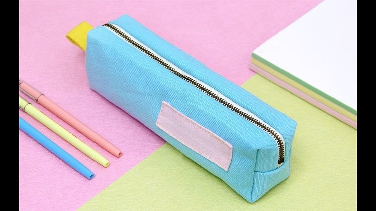 Top 4 DIY Pencil Cases & Makeup Bag ( Sew & No Sew) || Back To School