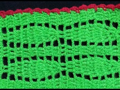 Toran ki Patti ka simple & easy kinara.Crochet Door Hanging border,How To Make easy border