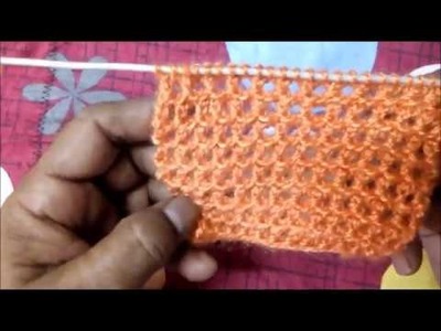 Very Easy Net Knitting design | Knitting designs in hindi || Knitting pattern #20