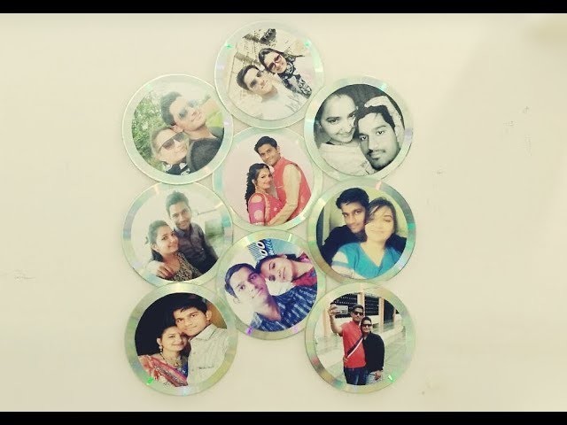 Waste CD Craft For Photo