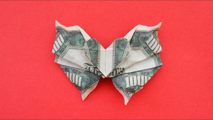 WOW! Money BUTTERFLY | Origami Dollar Tutorial DIY