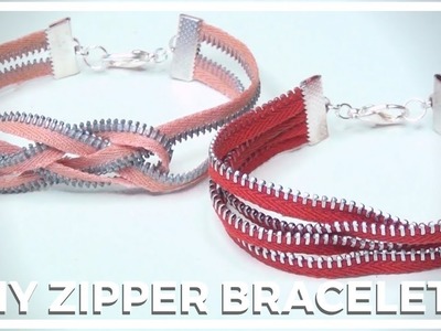 Zipper Bracelets ♥ DIY 2 Styles!