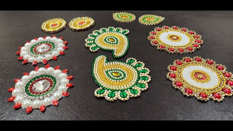 5 ways to make your own handmade patches || how to make patches for saree, kurti & duppatta