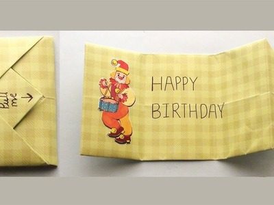 Beautiful Handmade Birthday card idea | How to Make Greeting Cards for Birthday.