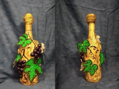 Bottle decoration. DIY bottle decorating ideas