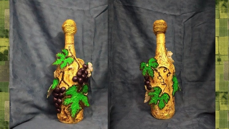 Bottle decoration. DIY bottle decorating ideas