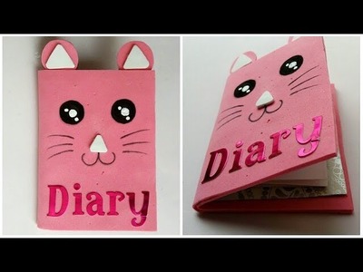 DIY Cute Diary || Diary Cover || Handmade Diary || The Blue Sea Art