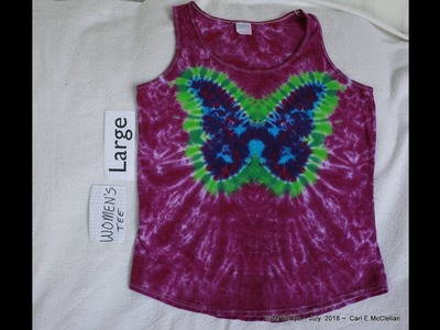 DIY How to Tie Dye a Butterfly Tee