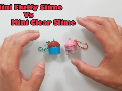 DIY Mini Slimes! How To Make Miniature Clear Slime & Fluffy Slime! Как сделать мини слайм ЛИЗУН