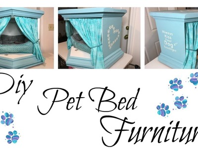DIY PET BED FROM OLD FURNITURE