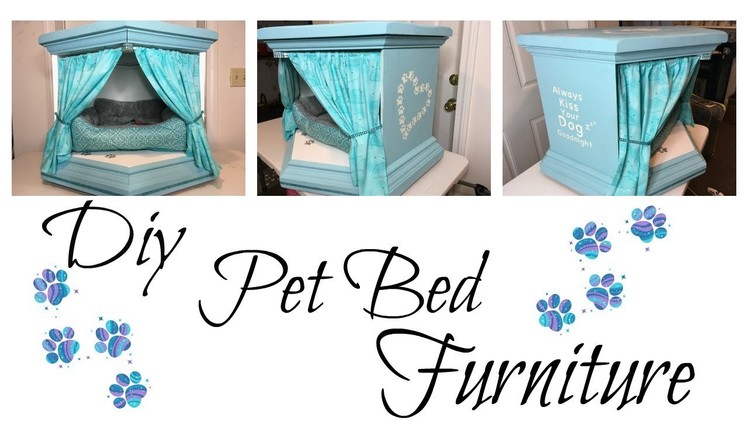 DIY PET BED FROM OLD FURNITURE