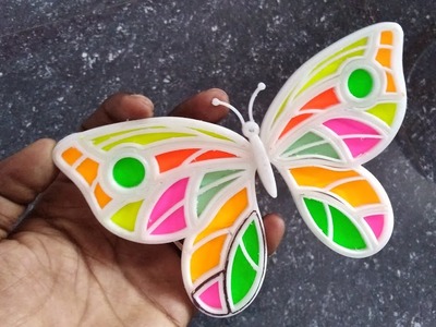 DIY-Quilling butterfly || wall decoration ideas by butterfly || 3d printed butterfly