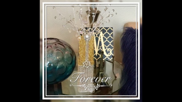 Home Decor DIY Dollar Tree Glam Bling Out Decor Creating Elegance For Less With Faithlyn 2018