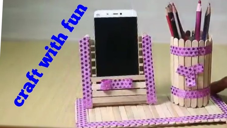 How to make a beautiful pen holder.Best out of waste.easy craft ideas