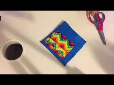 How to make a duct tape wallet for beginners!!!!- Lila Ann