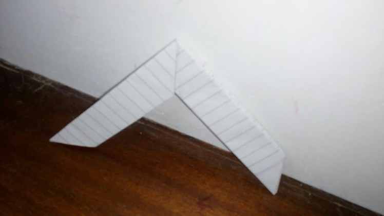 How to make a paper boomerang by the black monk