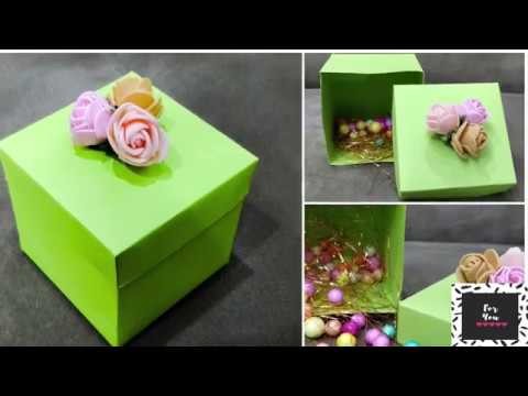 How to make a PAPER BOX ? EASY + PRETTY