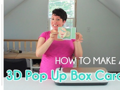 How To Make A Pop Up Box Card With The Cricut Scoring Wheel