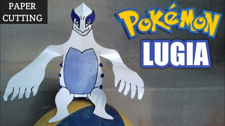 How to make LUGIA legendary pokémon-paper cutting tutorial