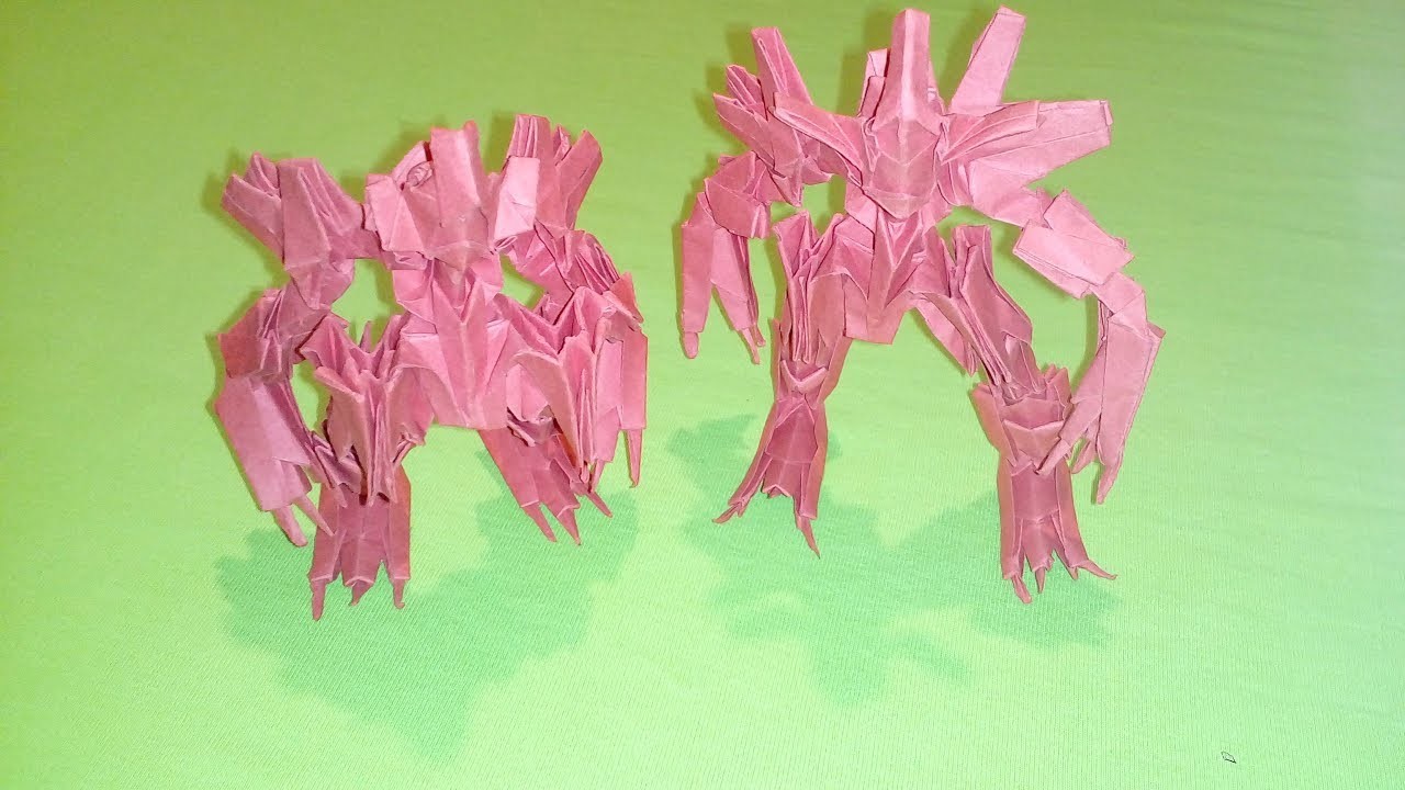 How to make Paper Transformers - Robot : Origami 3D