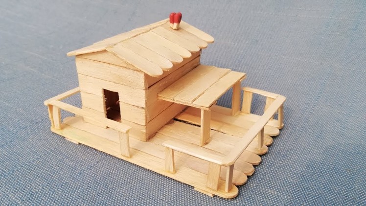 How to Make Popsicle Stick House for Rat At Home - Best Homemade Invention - DIY House For Rat