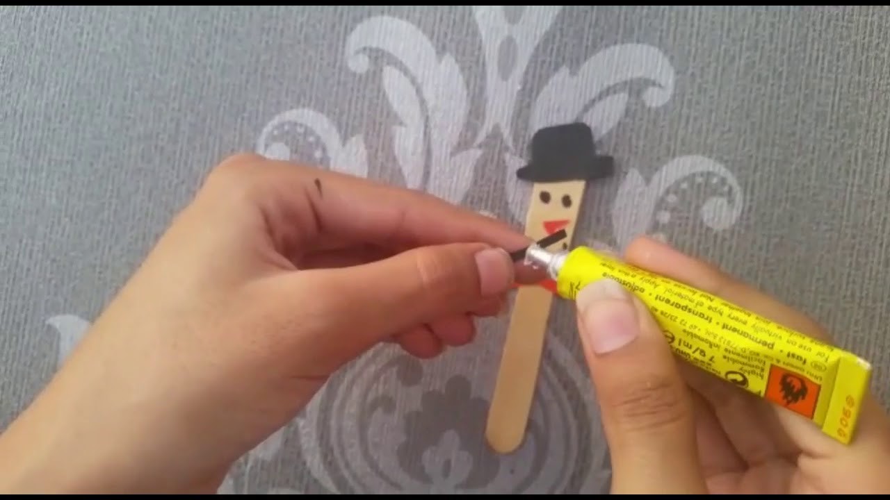 How To Make With Ice Cream Stick Toy Man Essay Kids Crafts