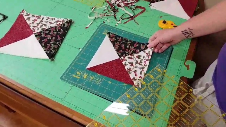 How to square a quilt block
