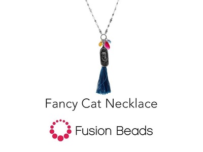 Learn how to create the Fancy Cat Necklace by Fusion Beads