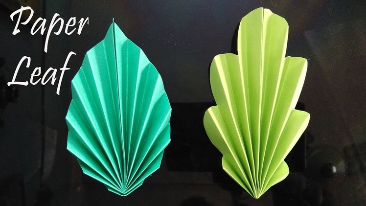 Paper leaf making video-  easy -  a4 colour paper- 01