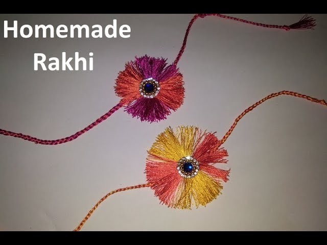 Rakhi | How to made Silk Rakhi at home | घरी राखी बनवण्याची सोपी पद्धत