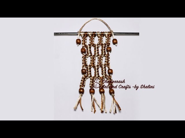 #Stepbystep #DIY #Macrame #Square #Knot with Wall piece | For #beginners – Episode 4