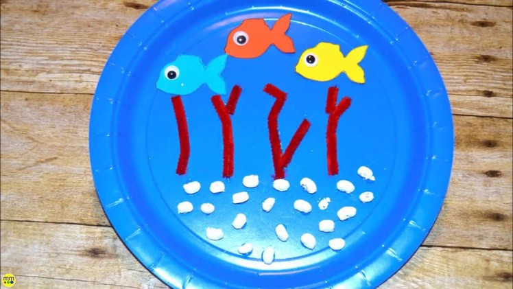 Toddler Tuesday l Paper Plate Fish Bowl