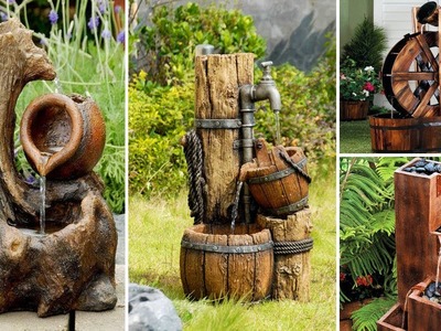100 Amazing Wooden Fountains You Need To See | DIY Garden Ideas