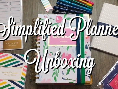 2018-19 Simplified Planner Unboxing